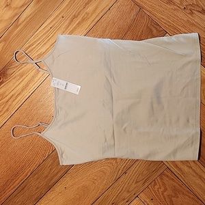 White House Black Market Cami Base Layer Nude Large